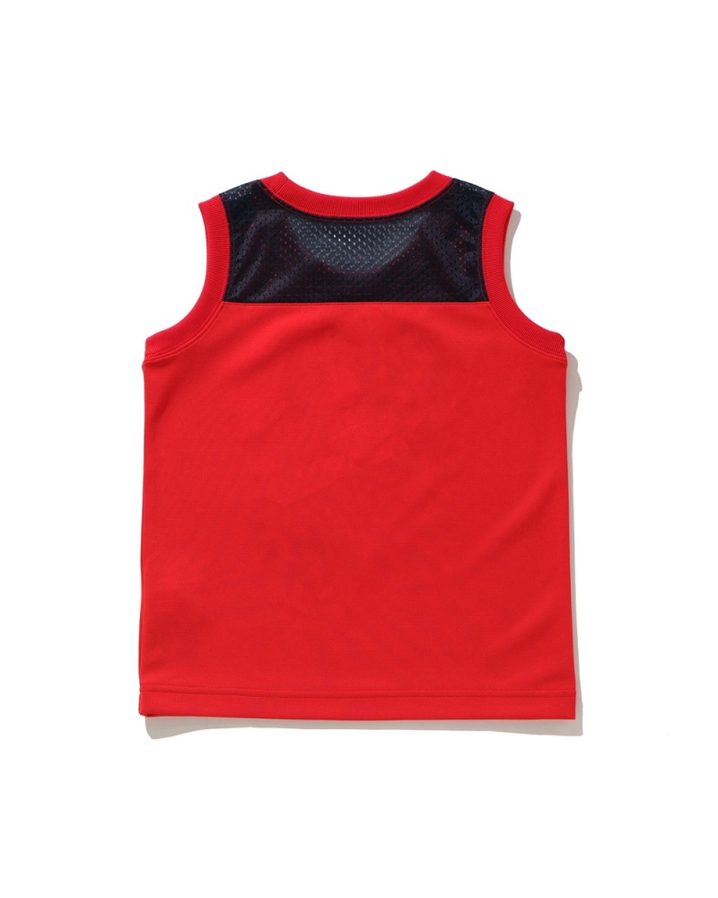 Hauts Bape Multi Print tank Rouge Clair Enfant | NKN-88488998